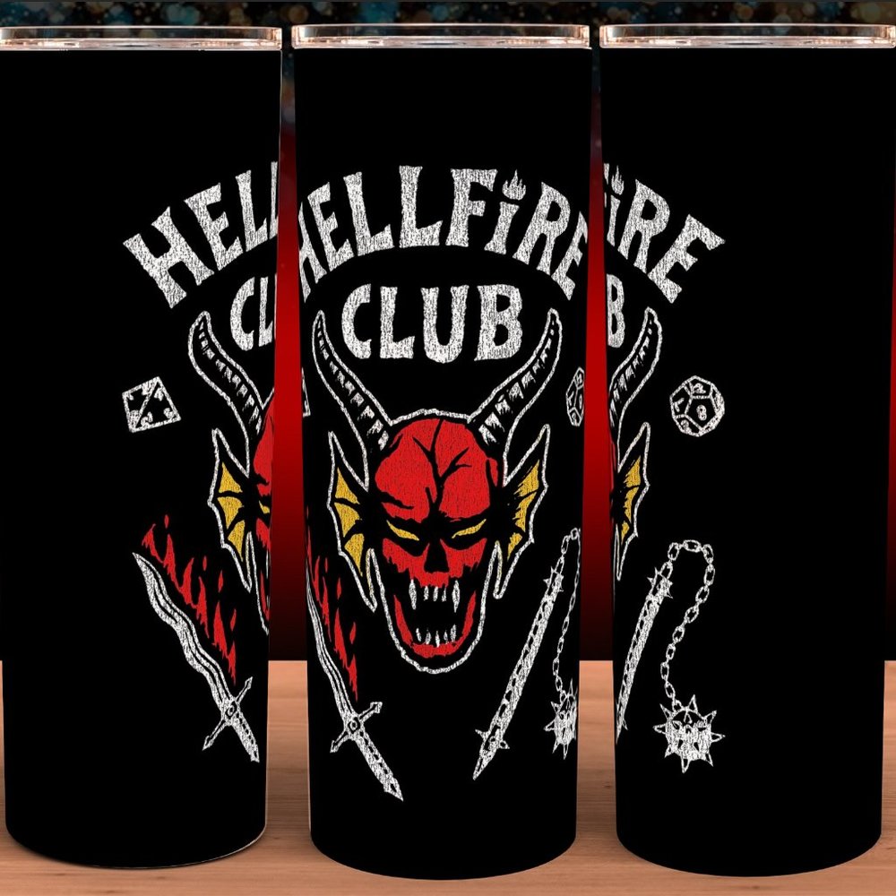 Stranger Things Hellfire Tumbler 20oz